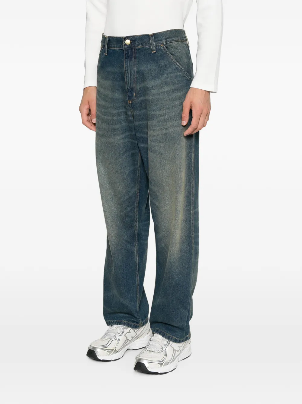 Carhartt WIP Straight jeans Blauw