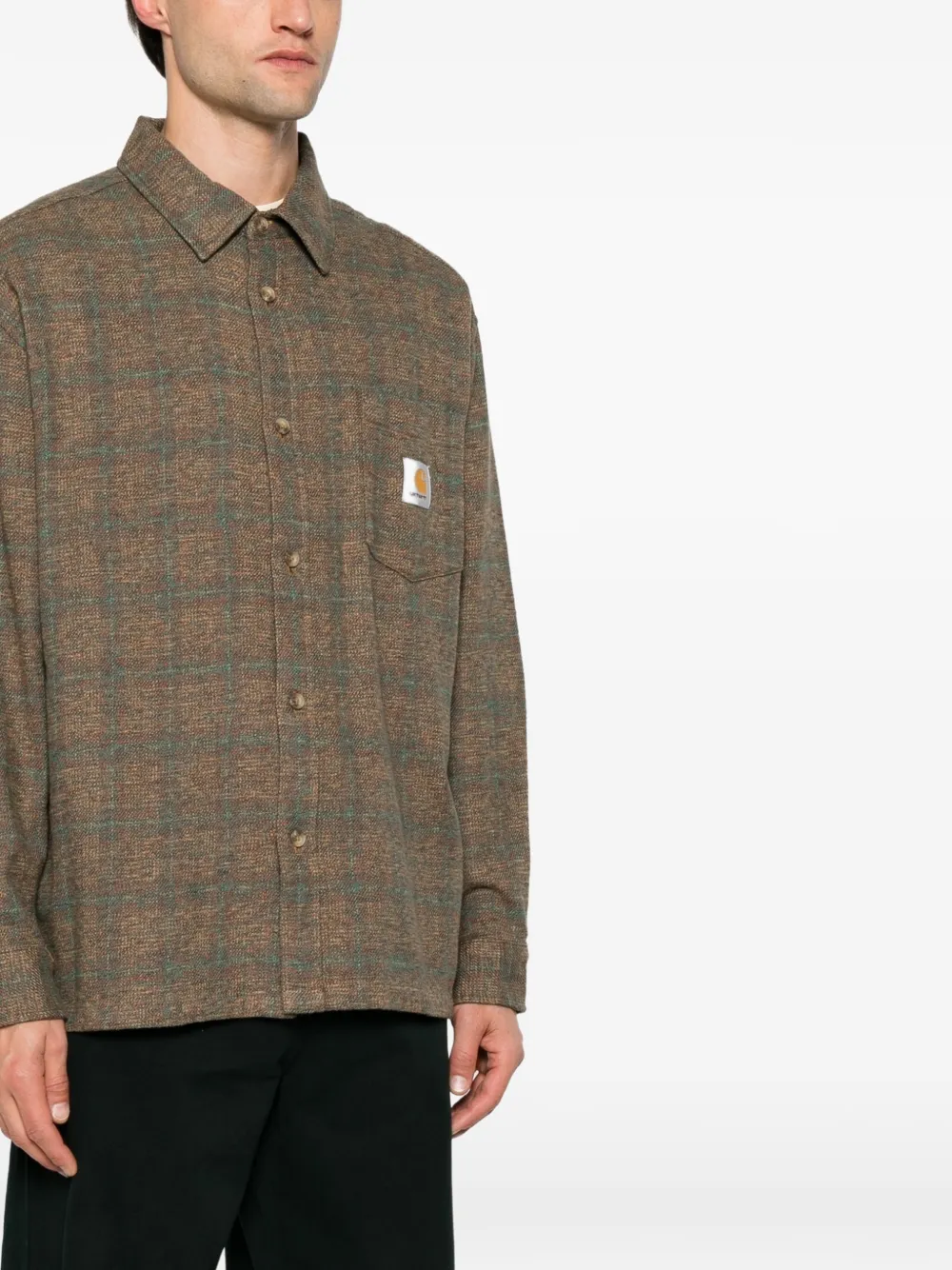 Carhartt WIP Bagley geruit overhemd Bruin
