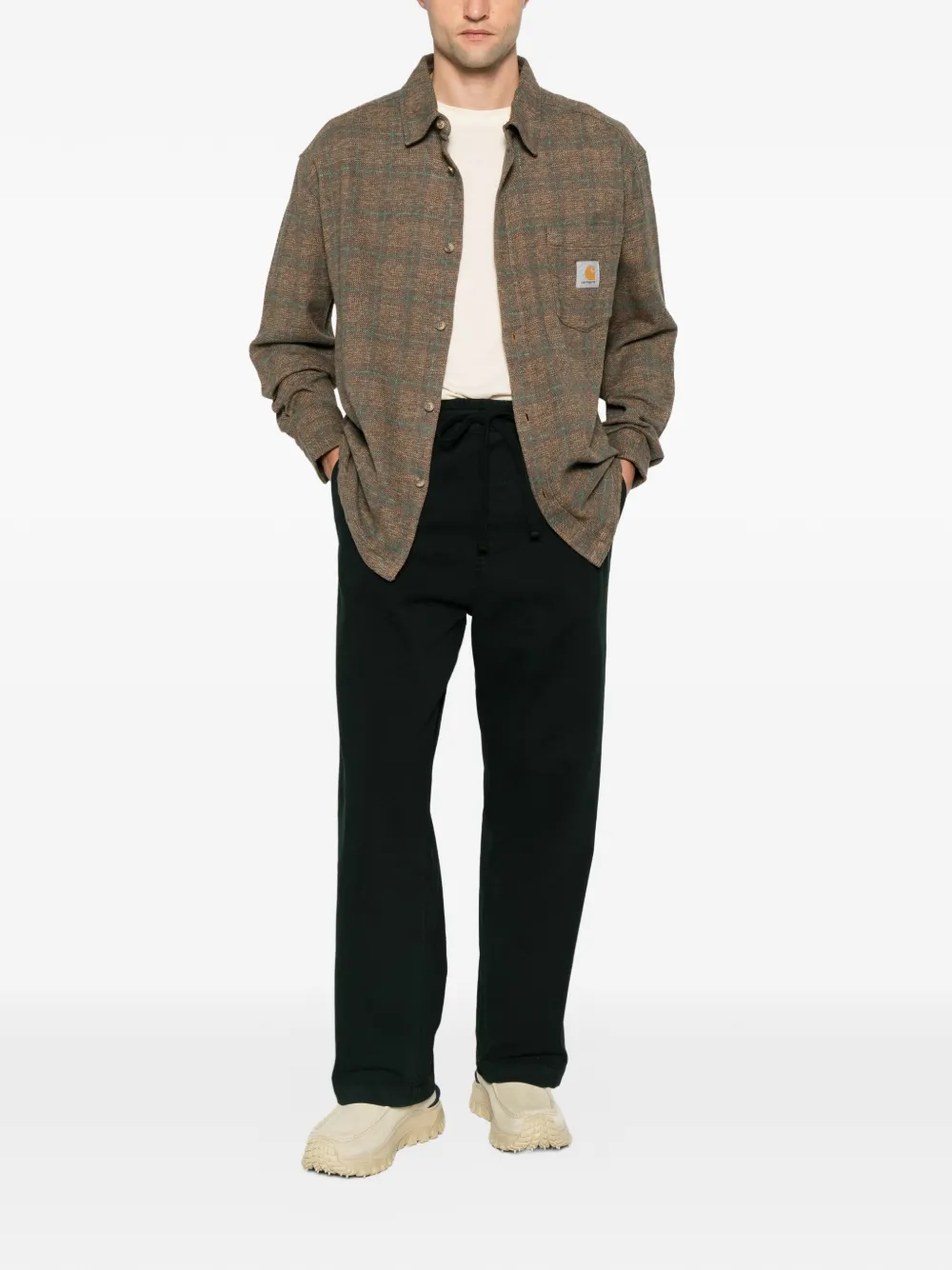 Carhartt WIP Bagley geruit overhemd Bruin