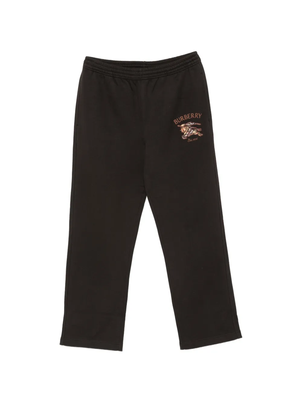 Burberry Pantaloni sportivi con logo ricamato - Marrone