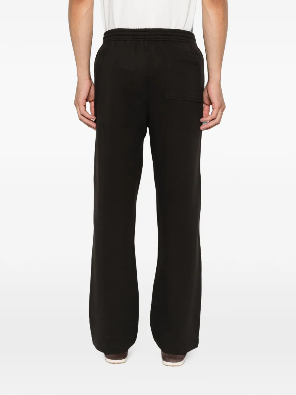 Burberry Trainingsbroek met geborduurd logo Bruin