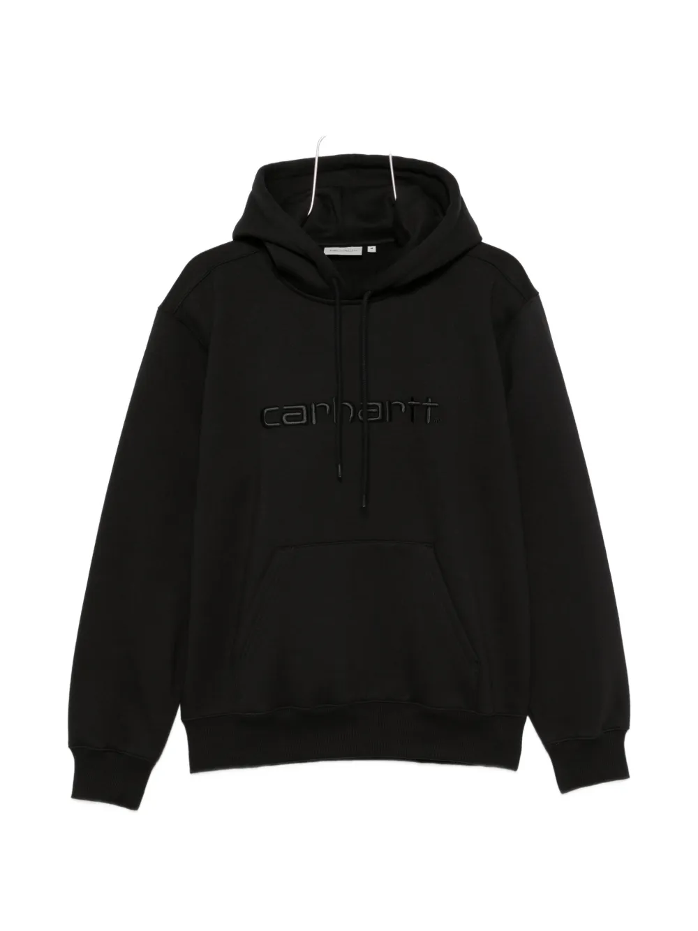 Carhartt WIP logo-embroidered hoodie Zwart