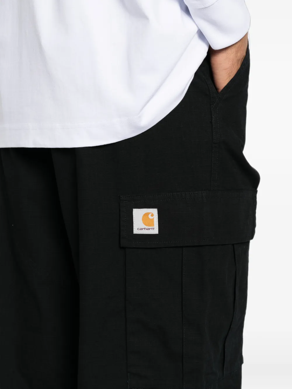 Carhartt WIP OG cargobroek met stonewashed-effect Zwart