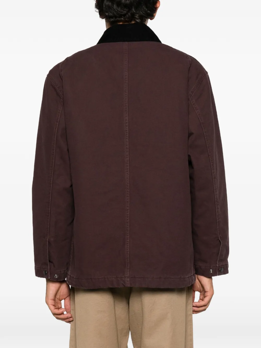 Carhartt WIP Lander jack met stonewashed-effect Bruin