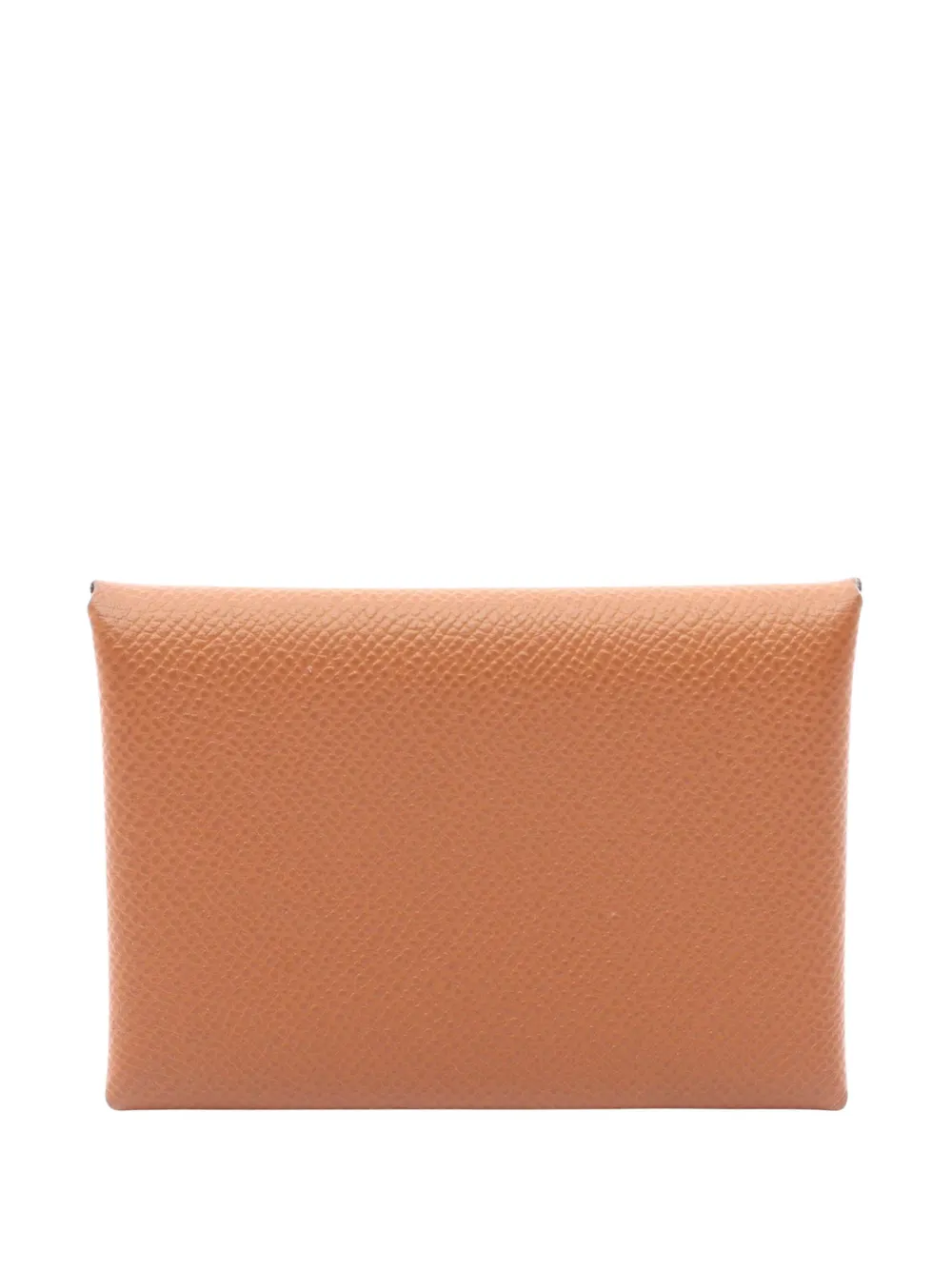 Hermès Pre-Owned 2023 Epsom Calvi coin pouch - Marrone