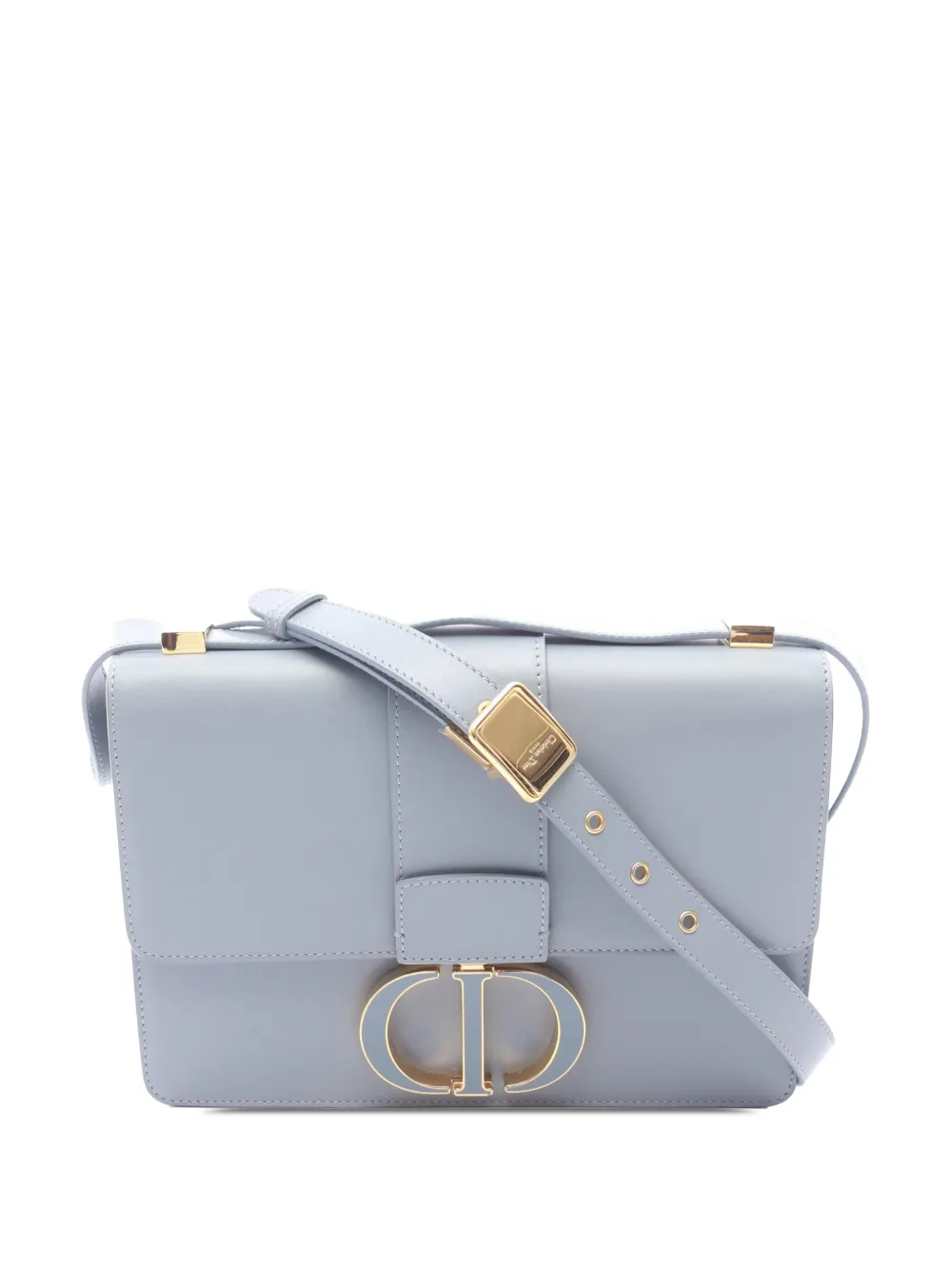 Christian Dior Pre-Owned 2019 Leather 30 Montaigne Box Bag crossbody bag - Blu