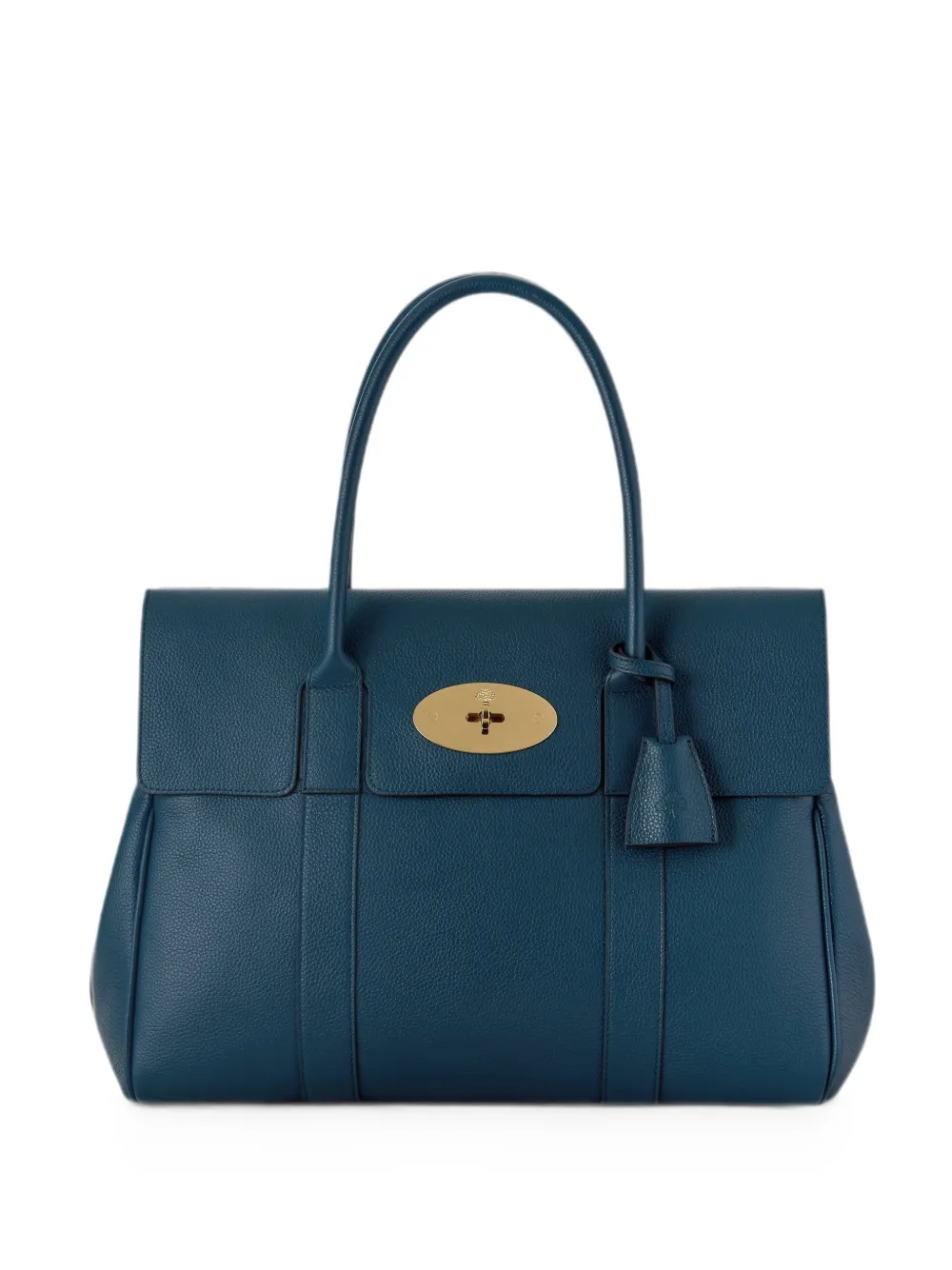 Mulberry Bayswater grained leather tote bag - Blue
