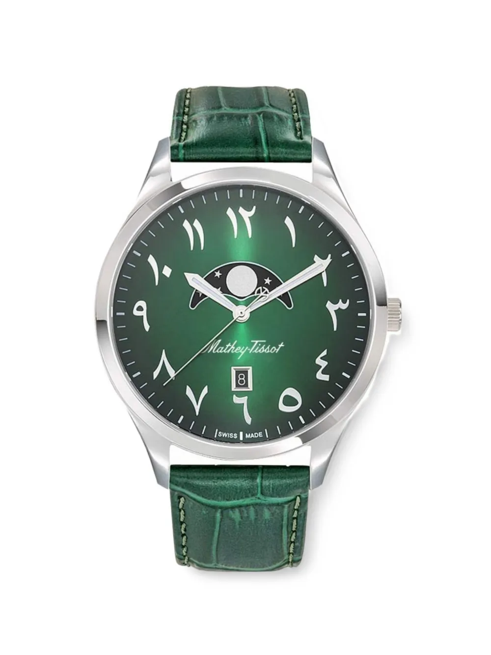Mathey Tissot Orologio Urban Moon 42mm - Verde