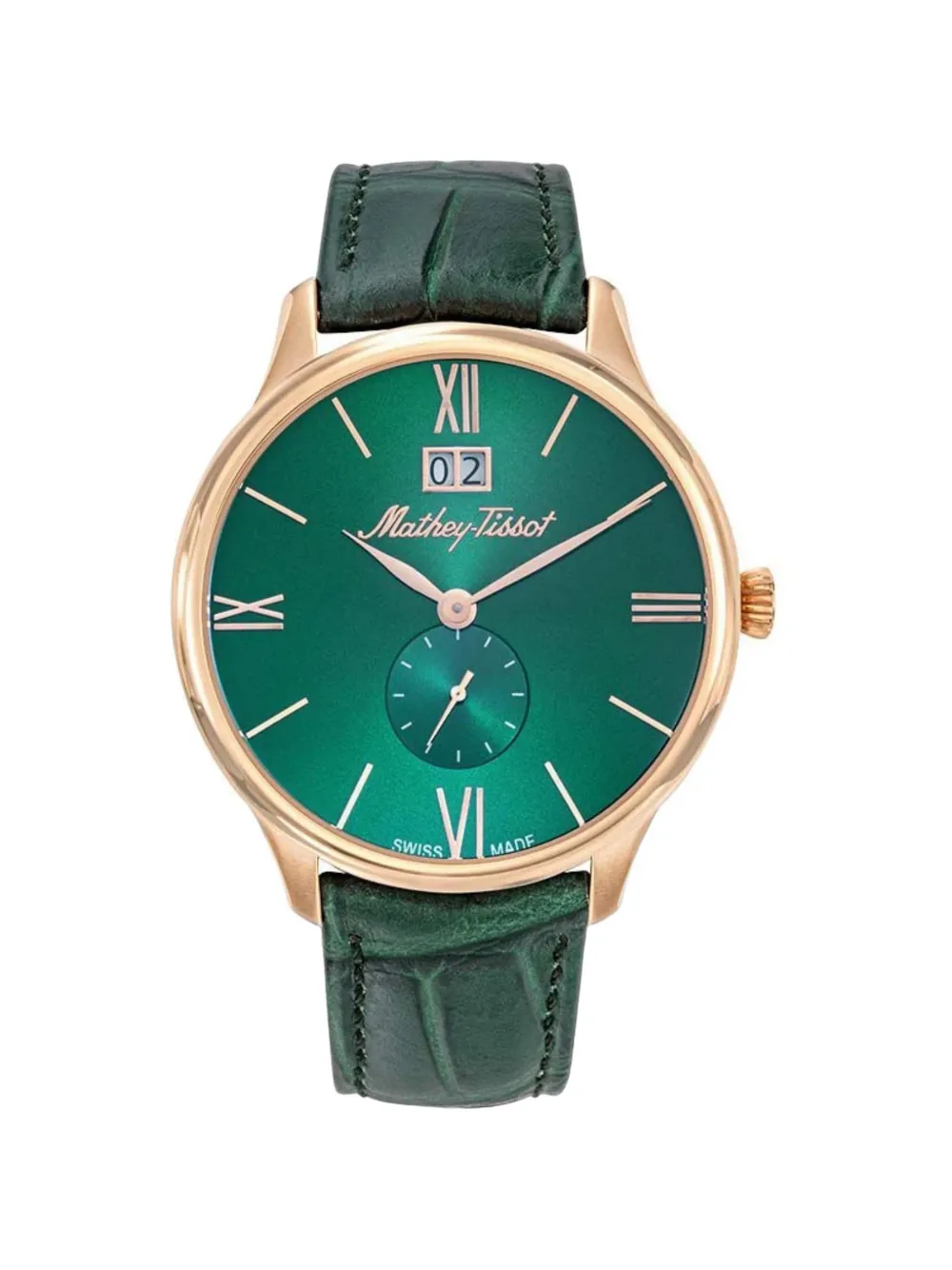 Mathey Tissot Edmond 42mm watch - Verde