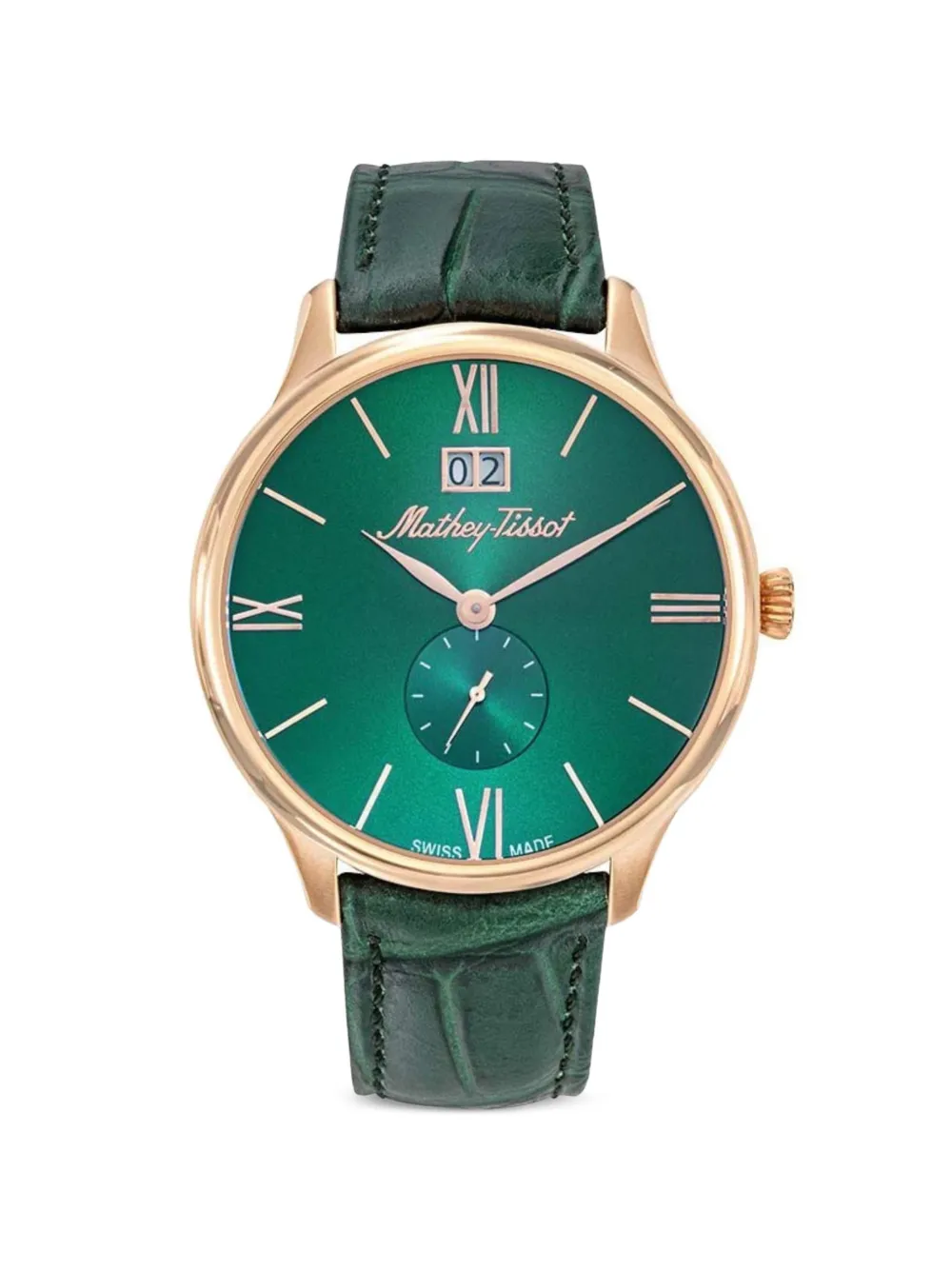 Mathey Tissot Edmond 42mm watch - Verde