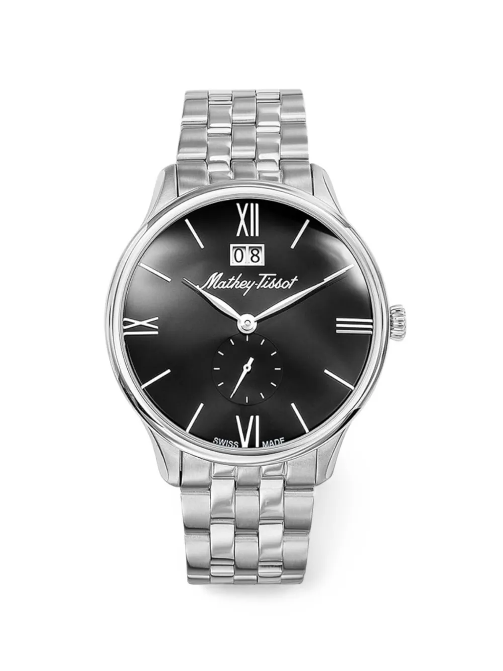 Mathey Tissot Edmond 42mm watch - Nero