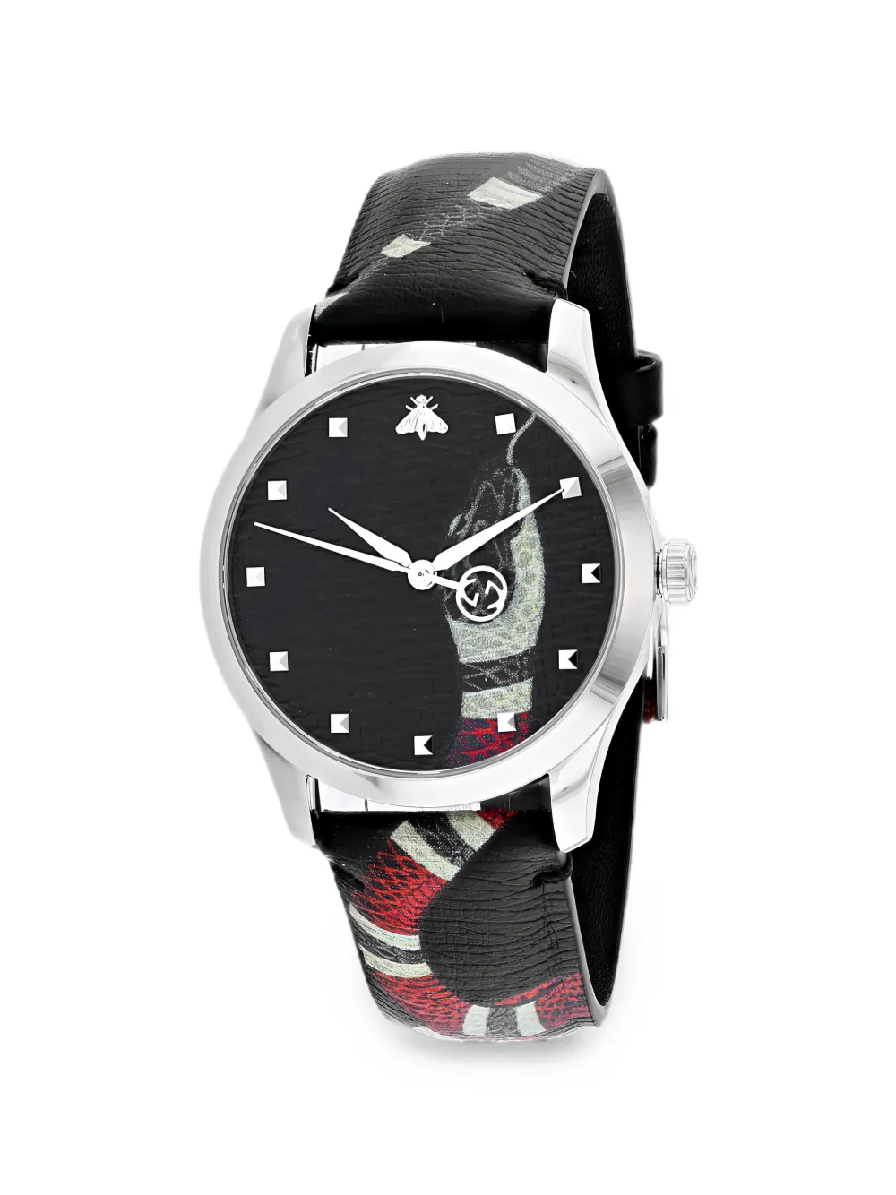 Gucci G-Timeless Armbanduhr 38mm - Schwarz