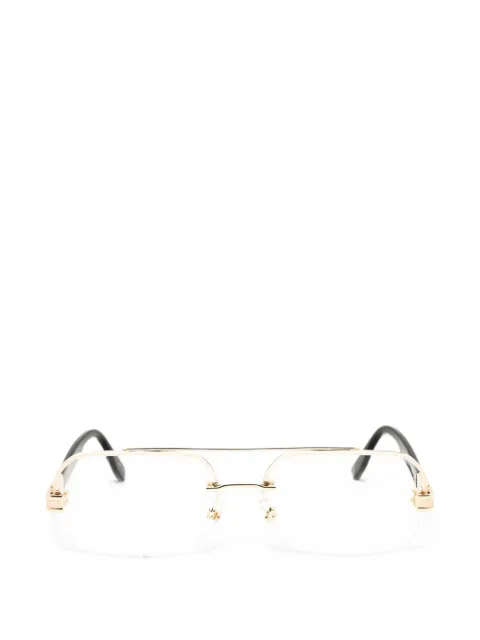 Marc Jacobs Eyewear semi-rimless pilot-frame glasses