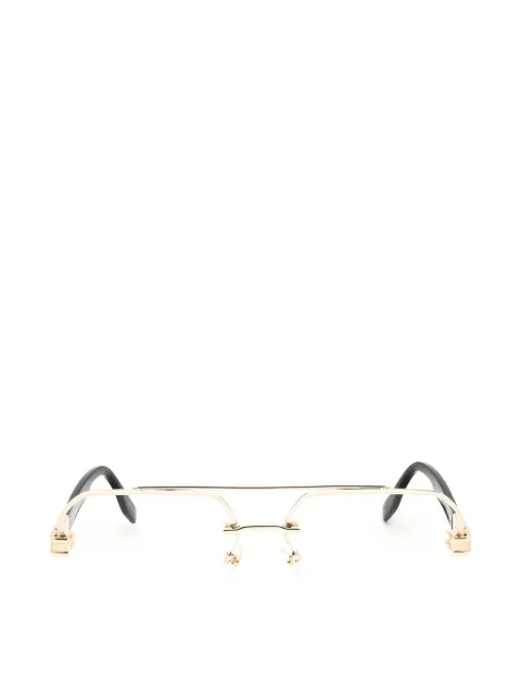 Marc Jacobs Eyewear semi-rimless pilot-frame glasses