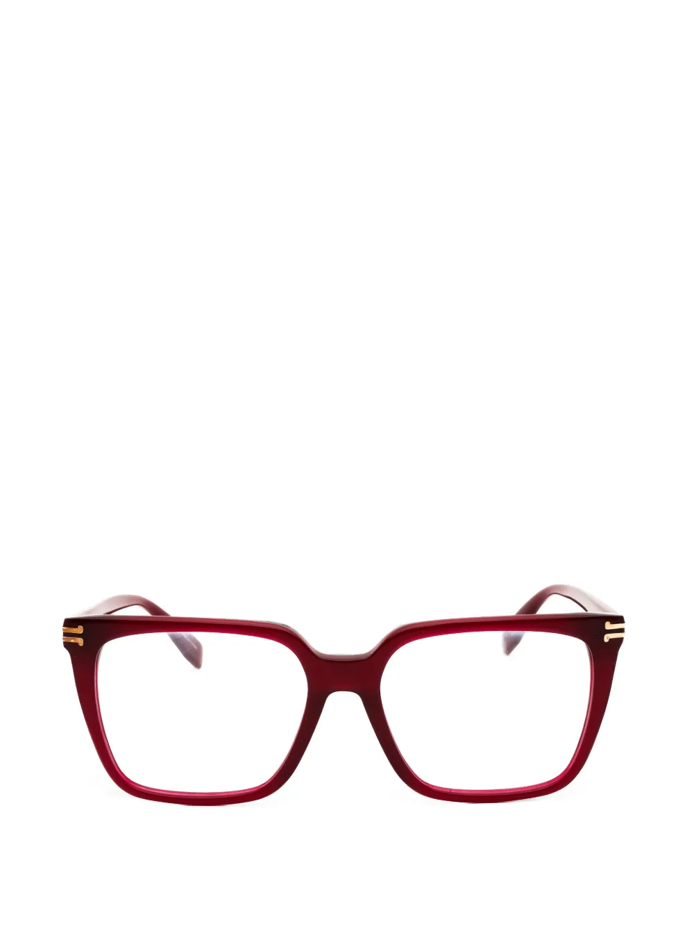 Marc Jacobs rectangle-frame glasses - Rosso