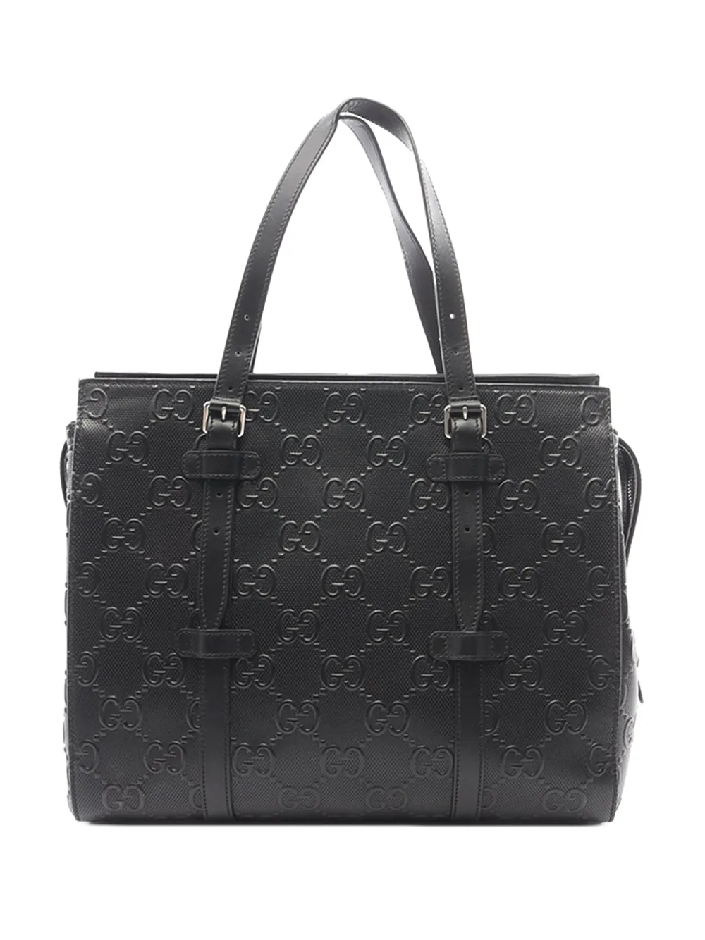 Gucci Pre-Owned 2000-2015 GG Embossed tote bag - Nero