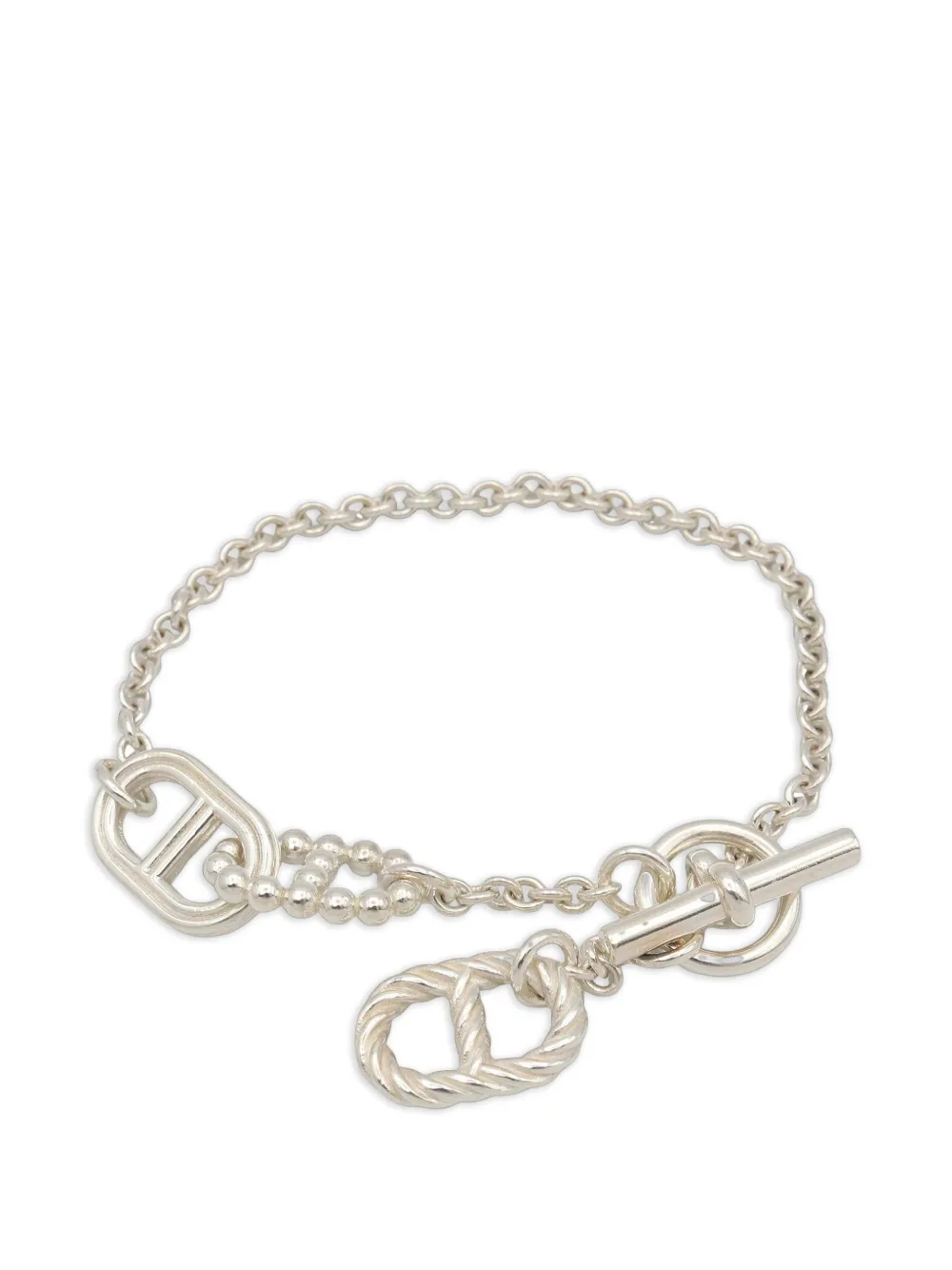 Hermès Pre-Owned 2010s Chaîne d'Ancre Parade bracelet - Argento