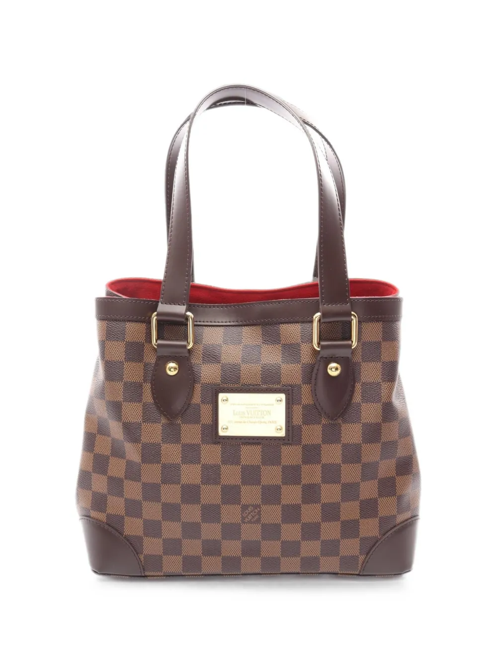 Louis Vuitton Pre-Owned 2008 Hampstead PM Damier Ebene tote bag - Braun