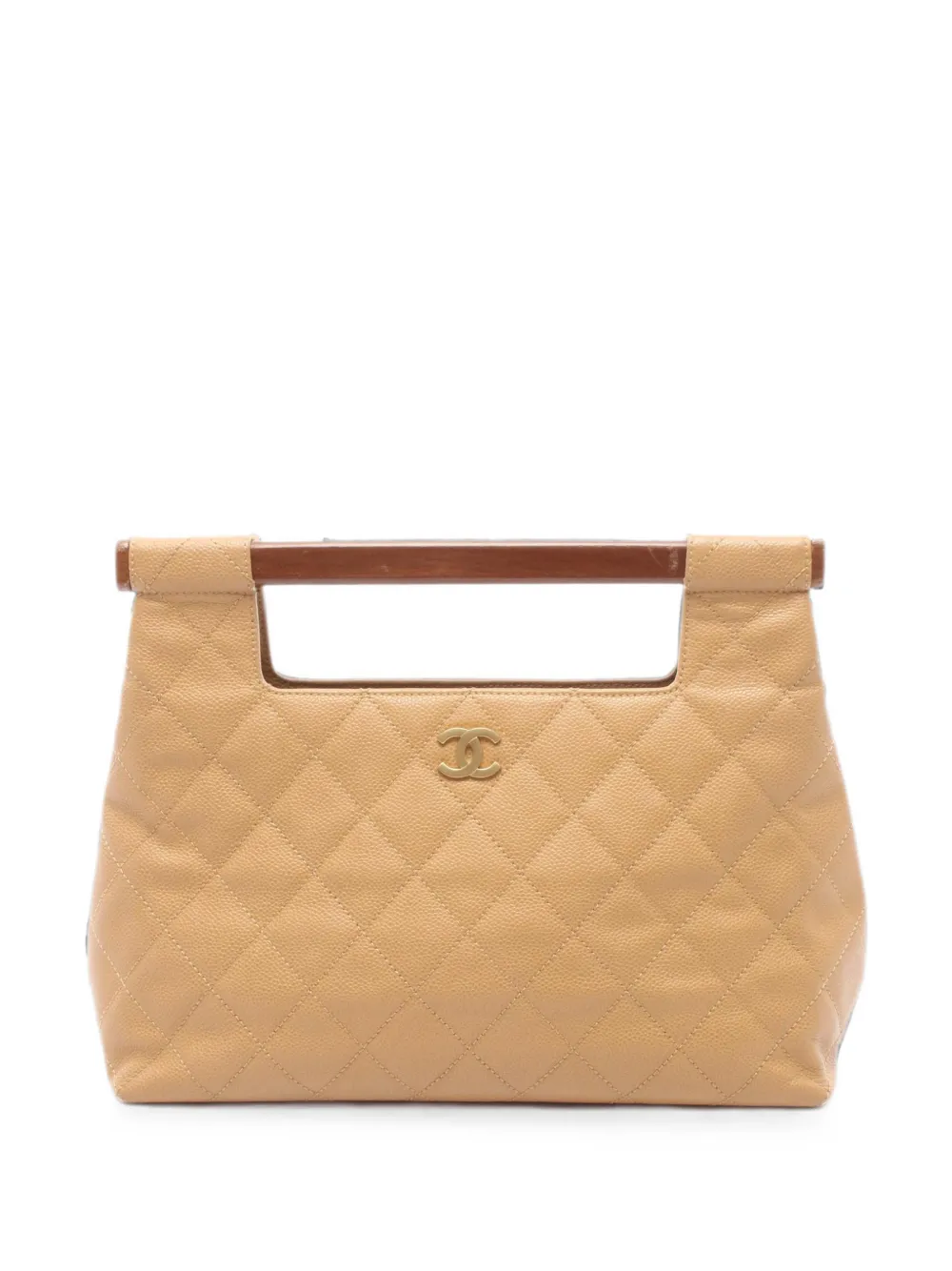 CHANEL Pre-Owned 2003-2004 Matelassé tote bag - Toni neutri