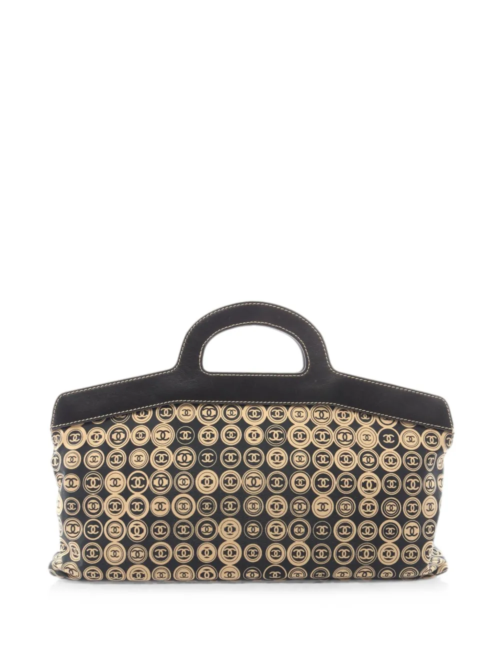 CHANEL Pre-Owned 2003-2004 logo tote bag - Nero