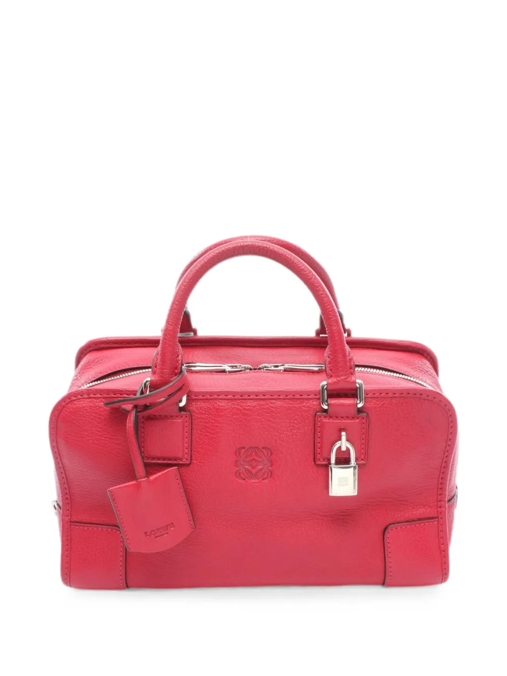 Loewe Pre-Owned 2010s Amazona 28 leather tote bag - Rosso