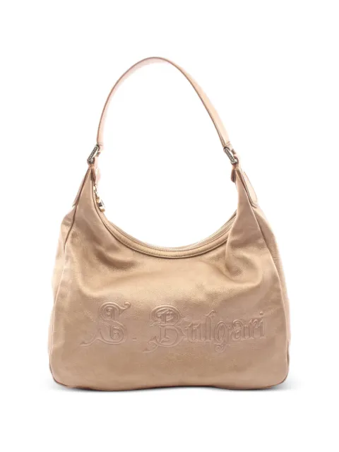 Bvlgari Pre-Owned Collezione 皮质手提包（2000年代典藏款）