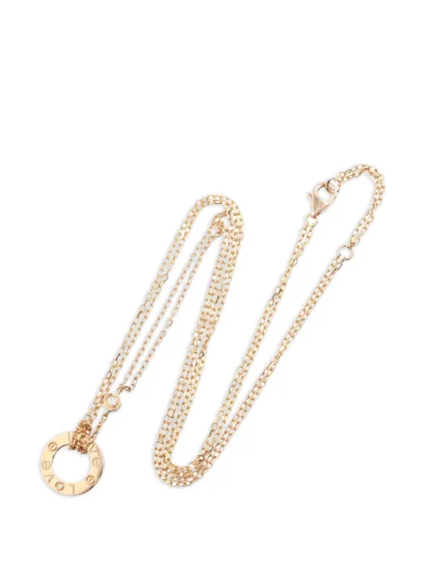 Cartier 2010s Love diamond necklace