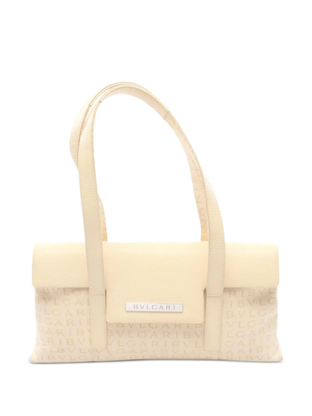 Bvlgari Pre-Owned 2000s Logomania Tote Bag - Nude