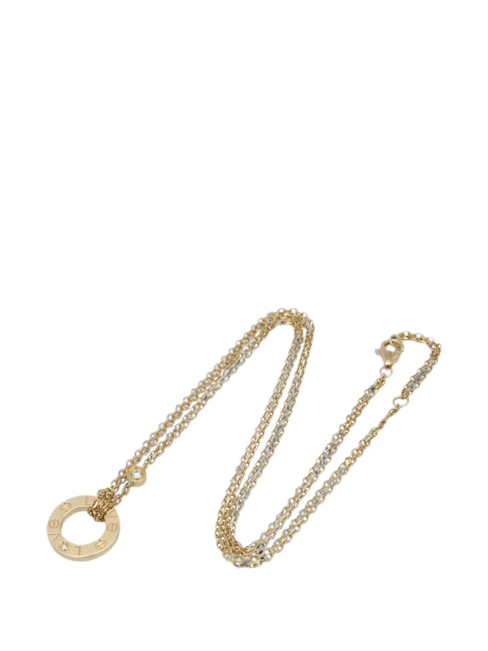 Cartier 2010s Love Circle diamond necklace - Oro