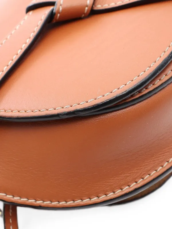 Loewe Pre-Owned 2010s Gate Leather Belt Bag | Brown | FARFETCH display picture 3
