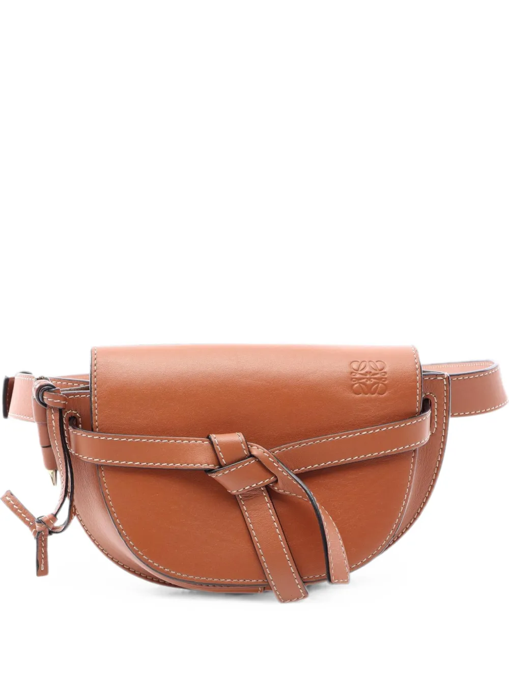 Loewe Pre-Owned 2010s Gate leather belt bag - Marrone