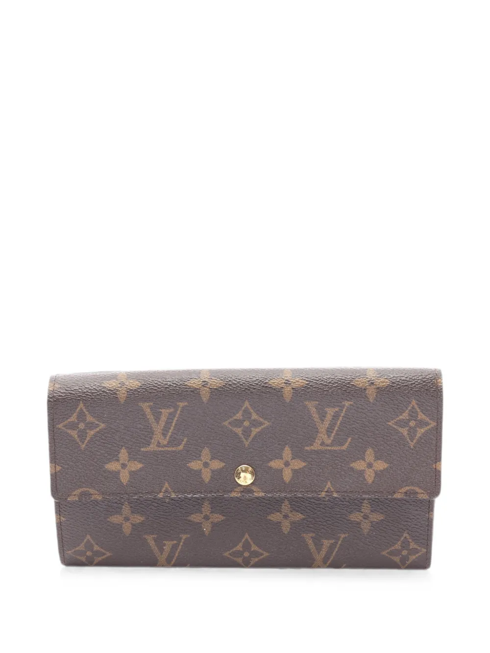 Louis Vuitton Pre-Owned 2005 Monogram Porto Monnaie Credit wallet - Braun