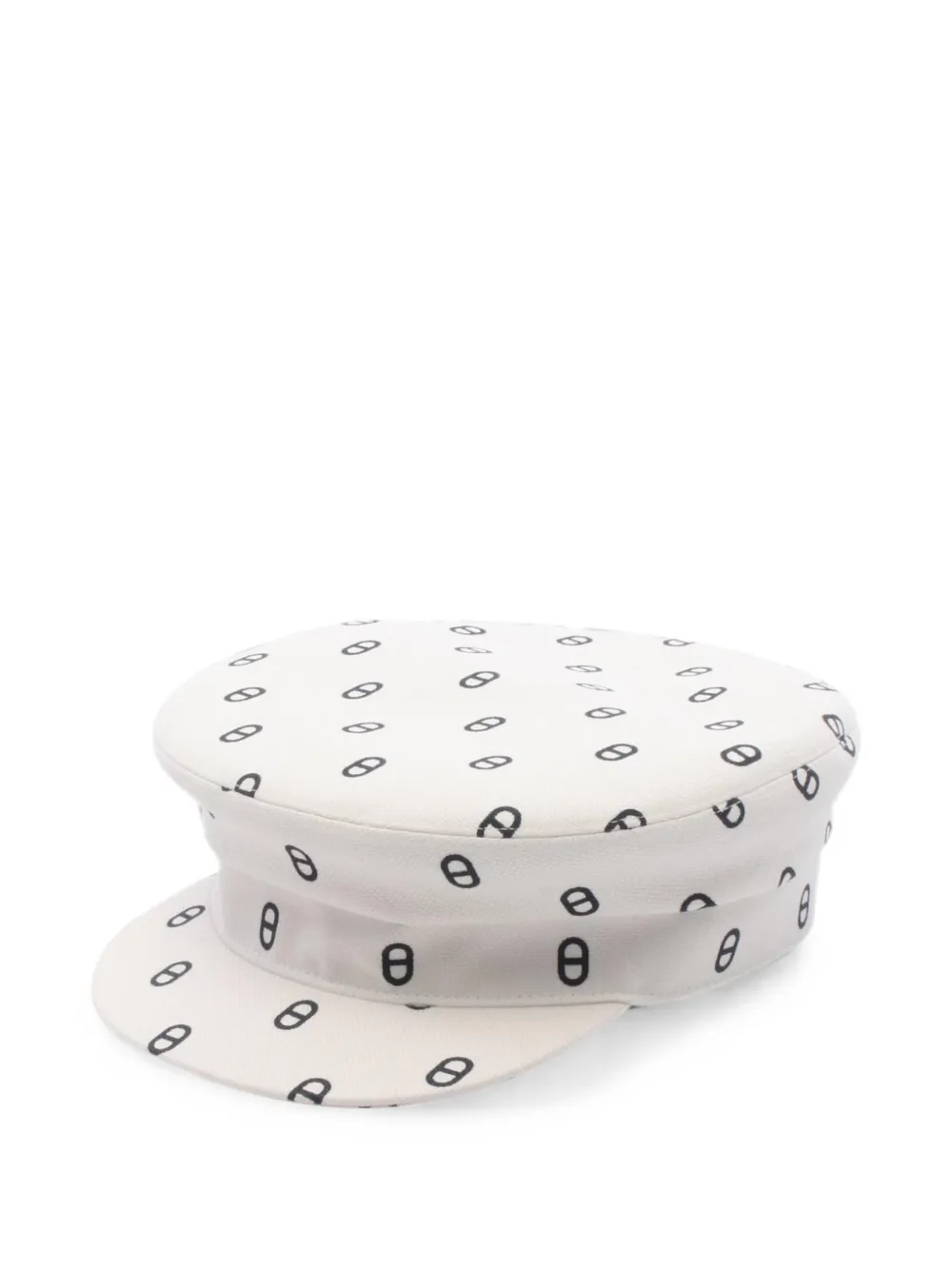 Pre-owned Hermes 2010s Chaîne D'ancre Hat In Neutral