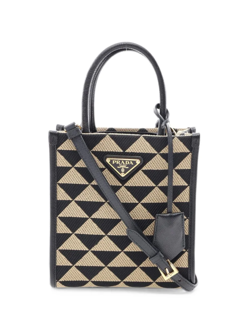 Prada Pre-Owned 2010s mini Symbole tote bag - Nero
