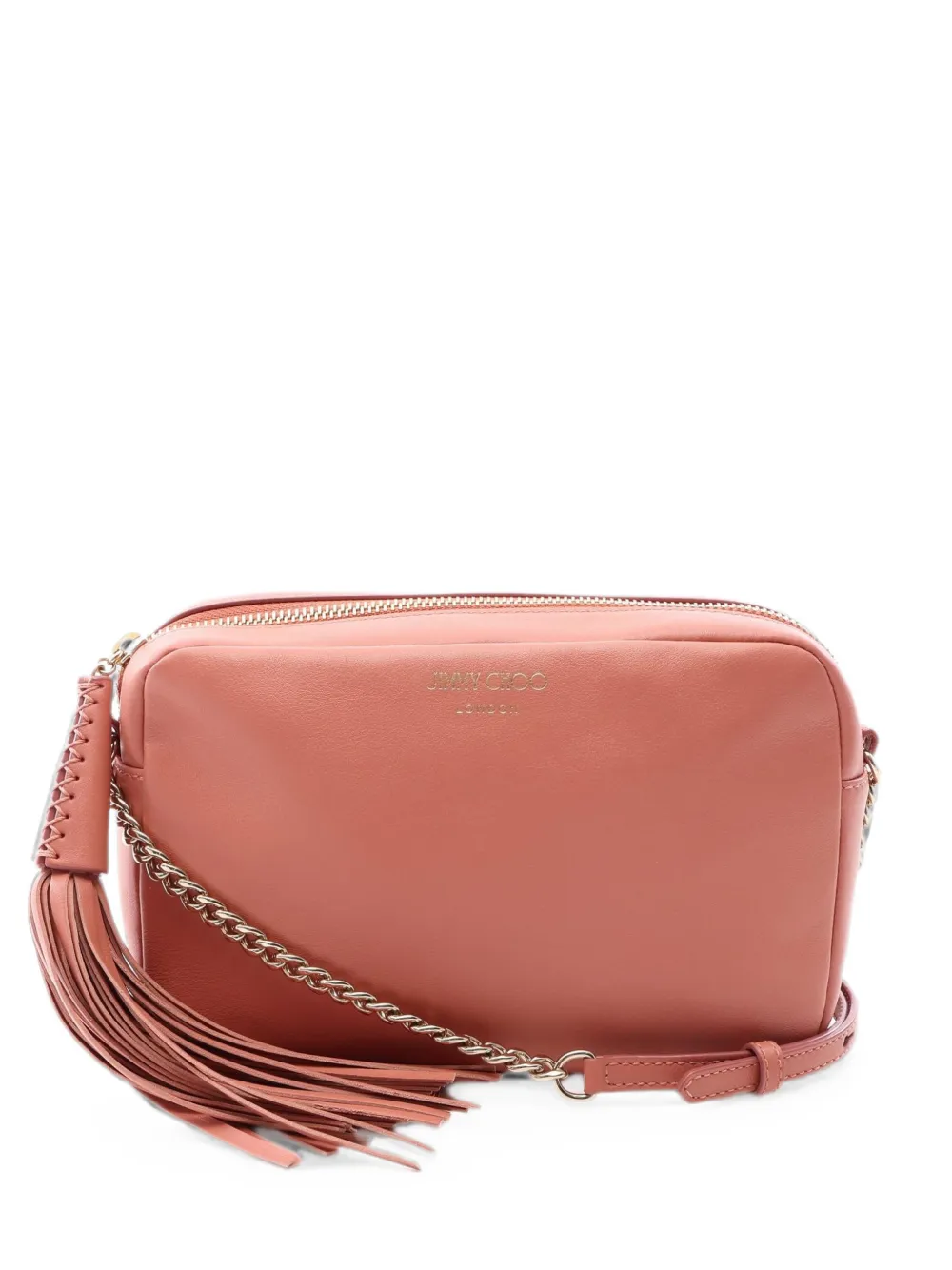 Jimmy Choo Pre-Owned 2010s tassel-detail shoulder bag - Rosa