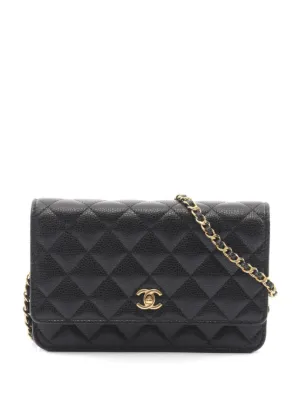 CHANEL Pre-Owned キルティング サングラス | ブラック | FARFETCH JP