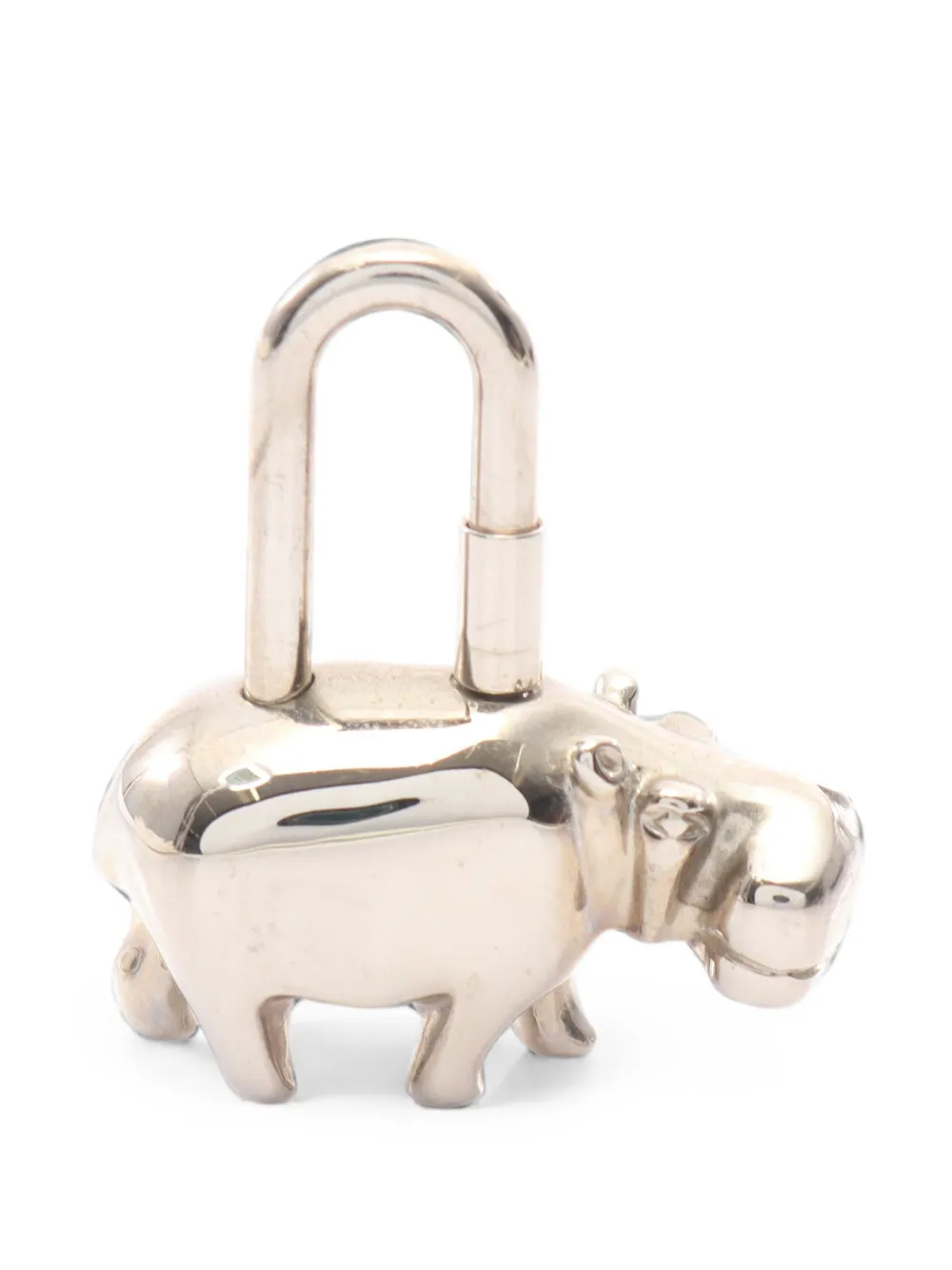 Hermès Pre-Owned 2010s Hippopotamus bag charm - Argento