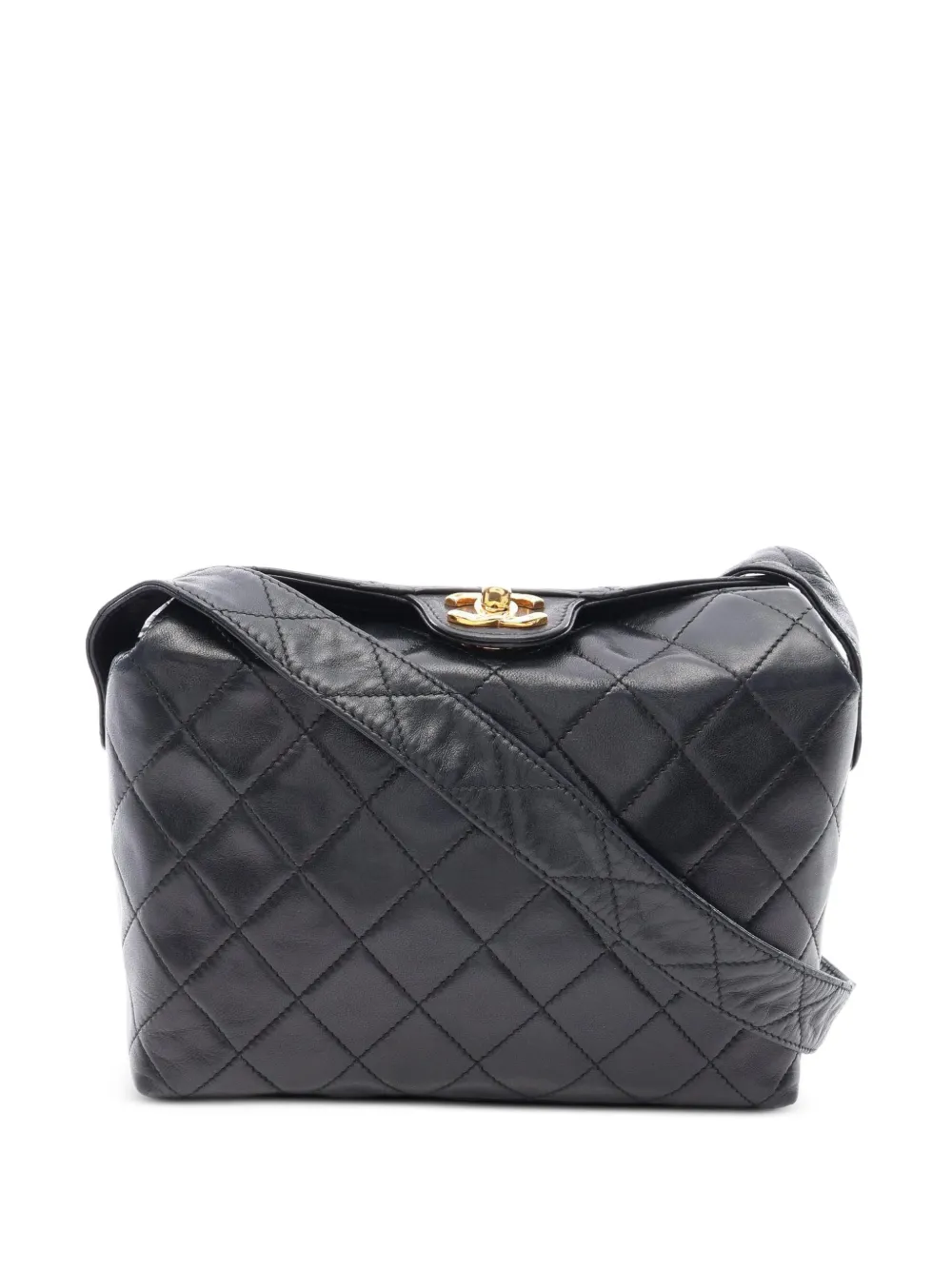 CHANEL Pre-Owned 1991-1994 Matelassé shoulder bag - Black