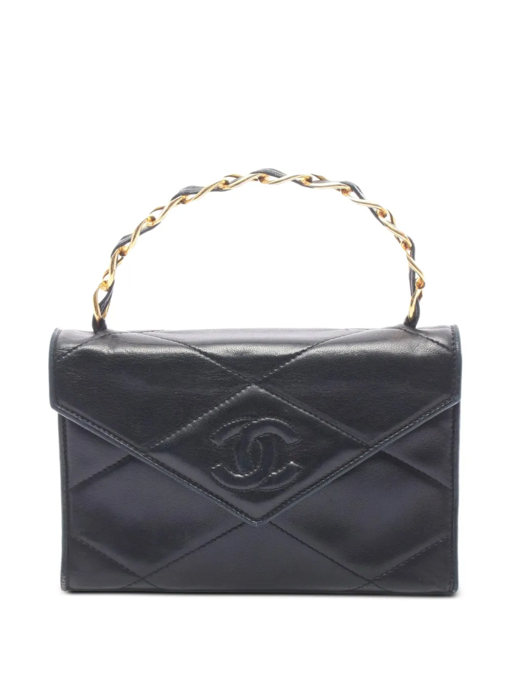 CHANEL Pre-Owned 1986-1988 Coco Mark diamond-stitch handbag - Schwarz