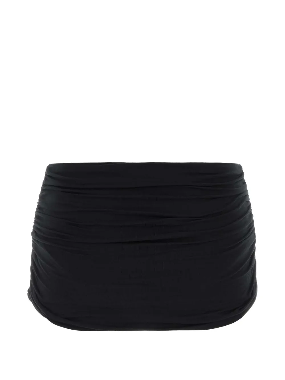 Gimaguas Daria ruched layered shorts - Nero