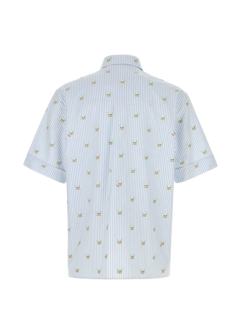 Valentino Garavani Gestreept overhemd Blauw