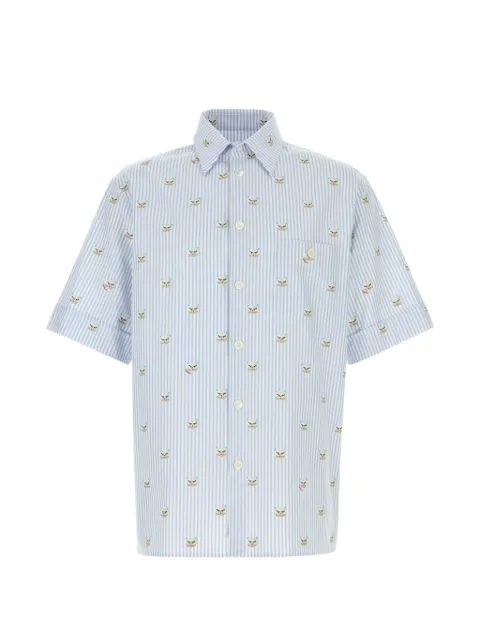 Valentino Garavani embroidered striped shirt