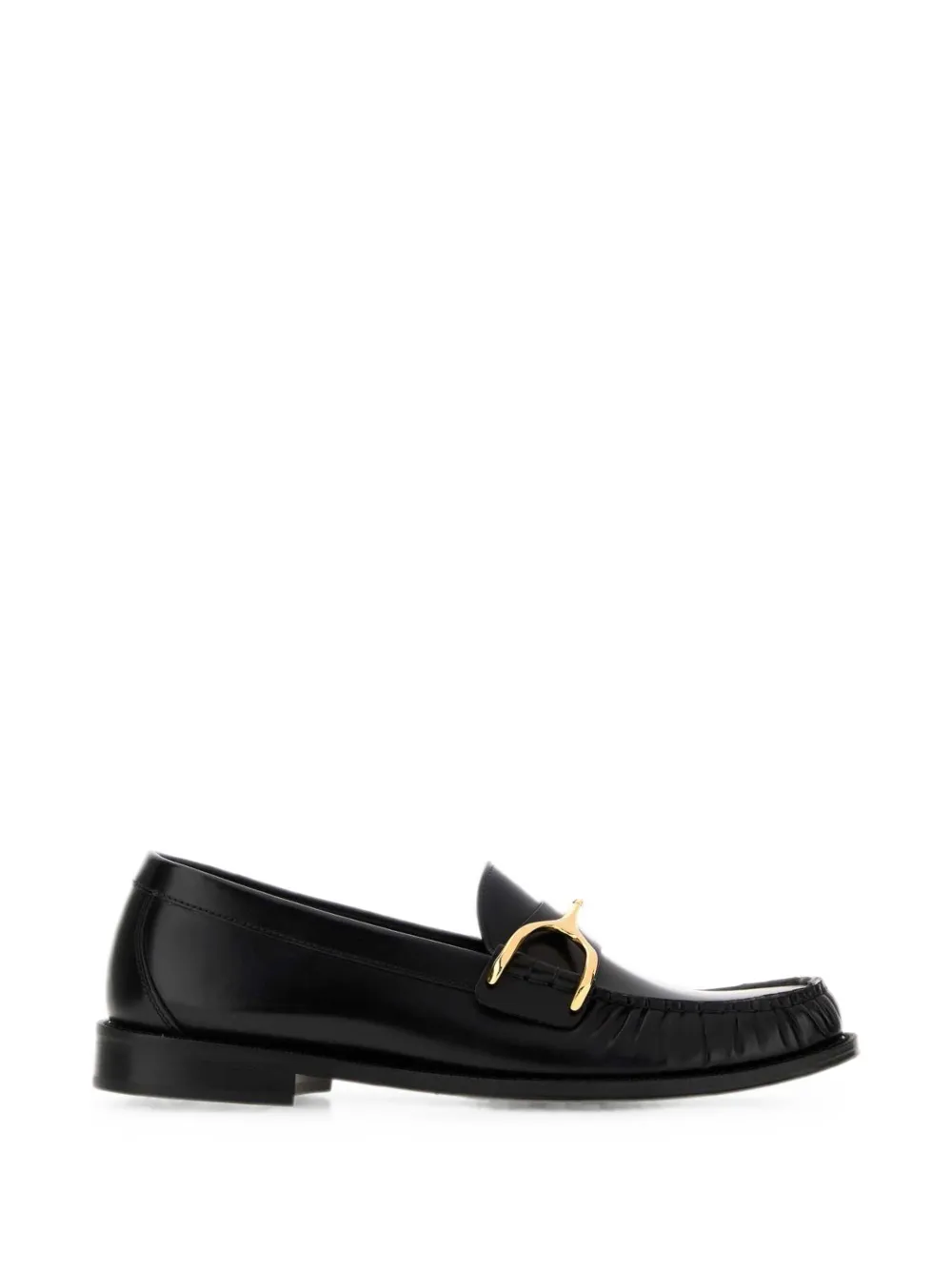 Alexander McQueen Wishbone leather loafers - Nero