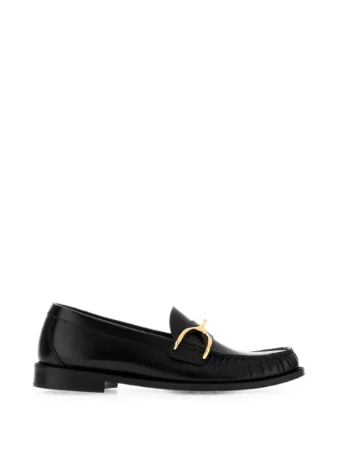 Alexander McQueen Wishbone leather loafers