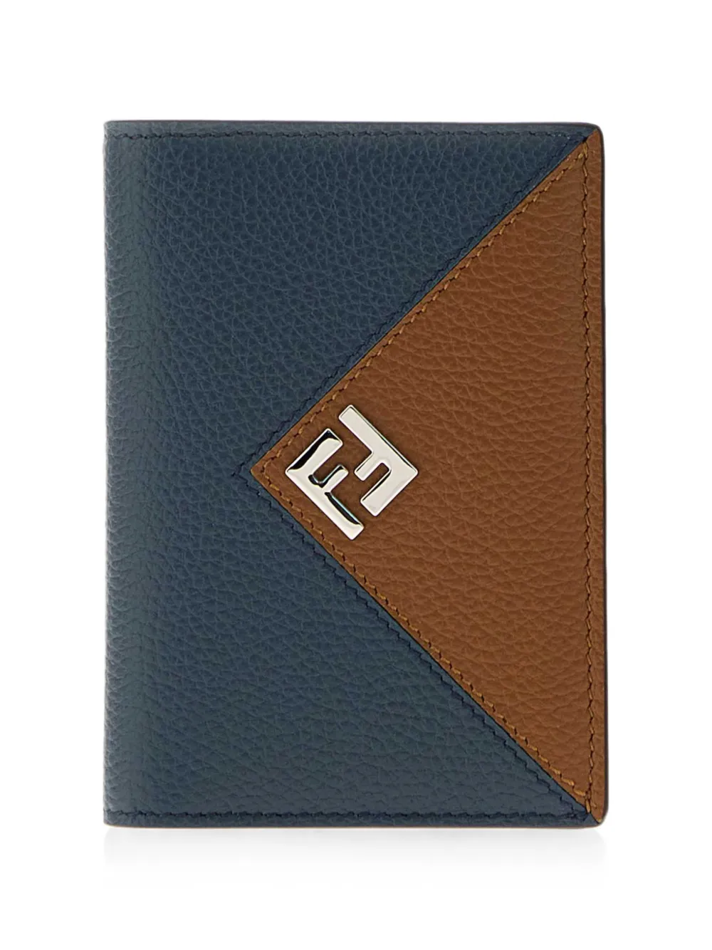 FENDI Lui leather card holder - Marrone