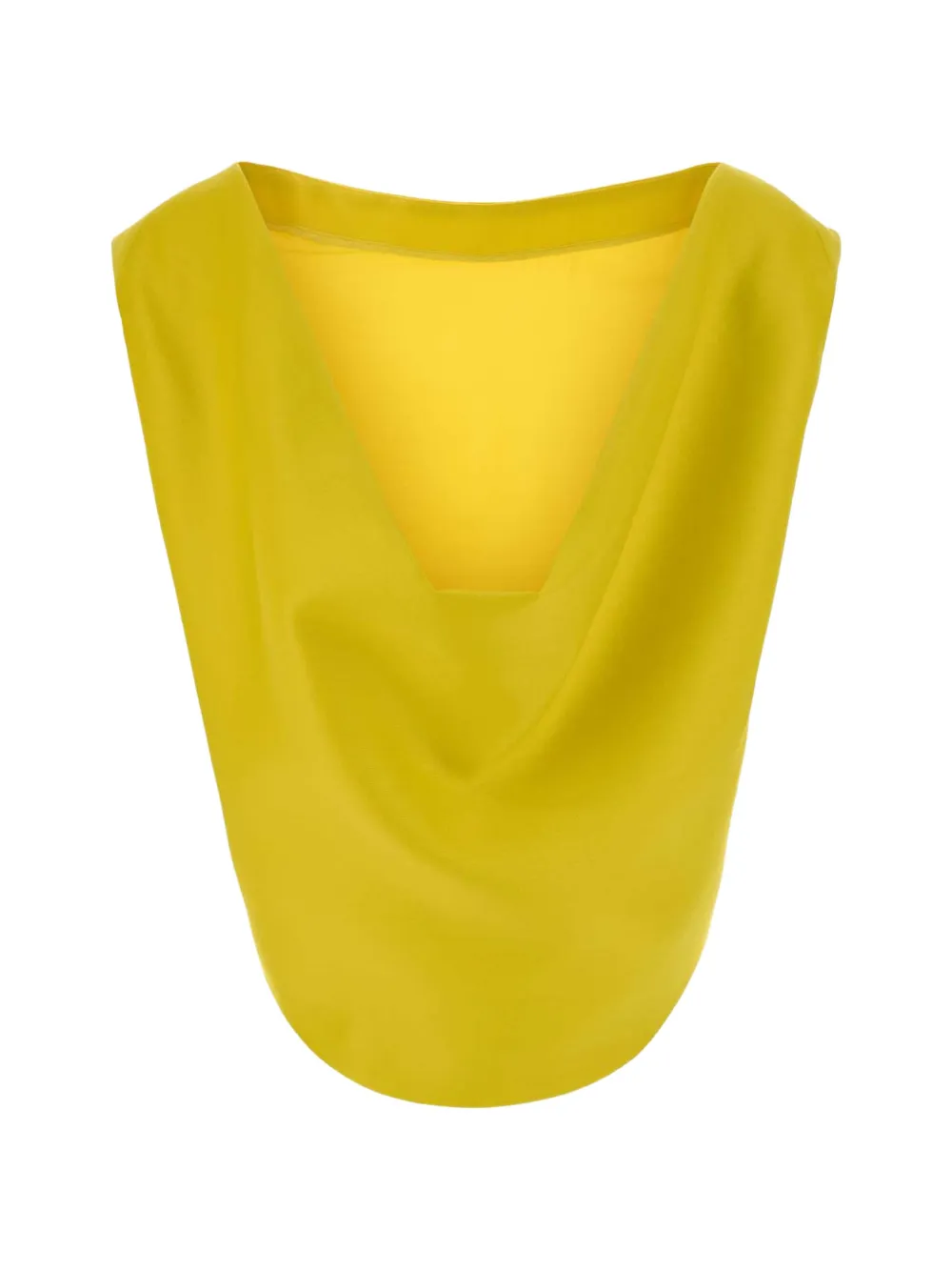Balenciaga Cady mouwloze blouse Geel