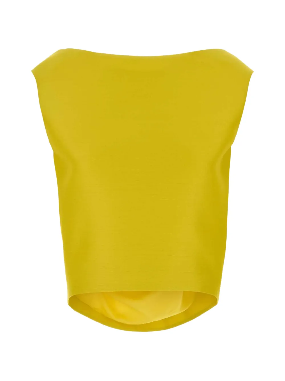Balenciaga cady sleeveless blouse - Giallo