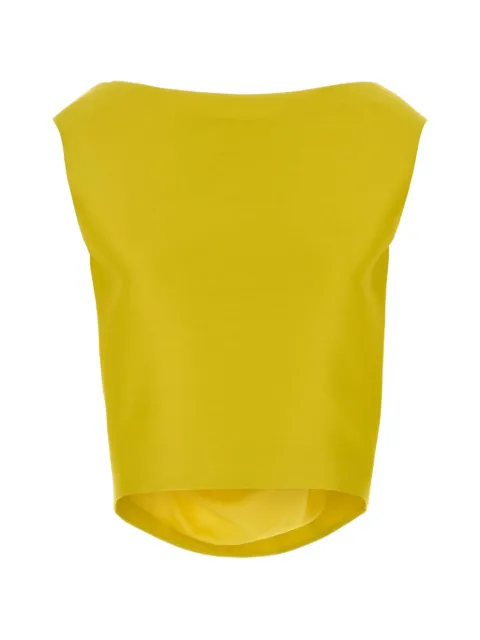 Balenciaga cady sleeveless blouse