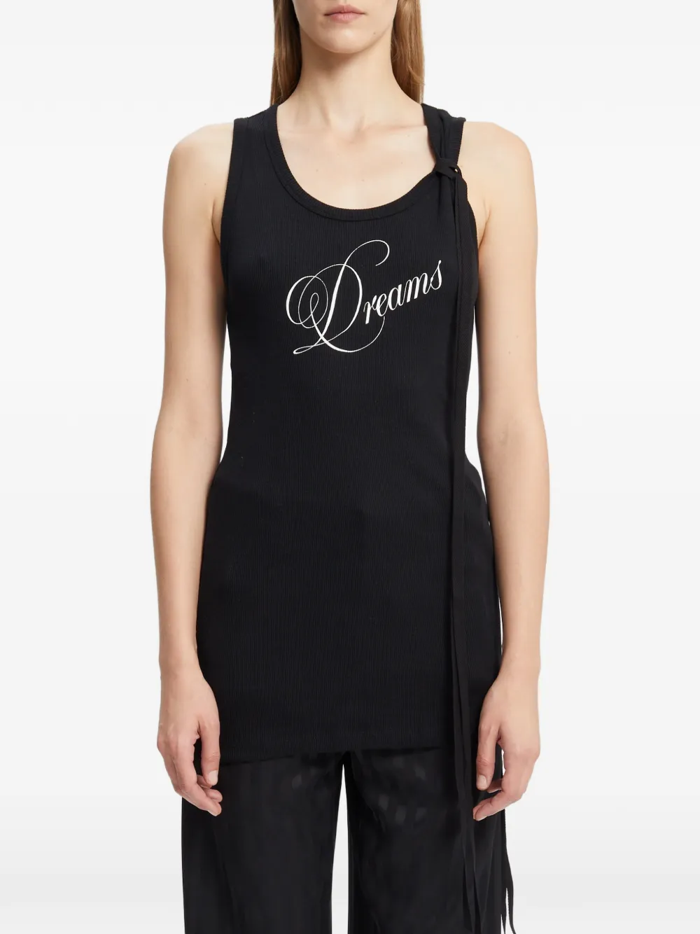 Ann Demeulemeester Seva tank top - Nero