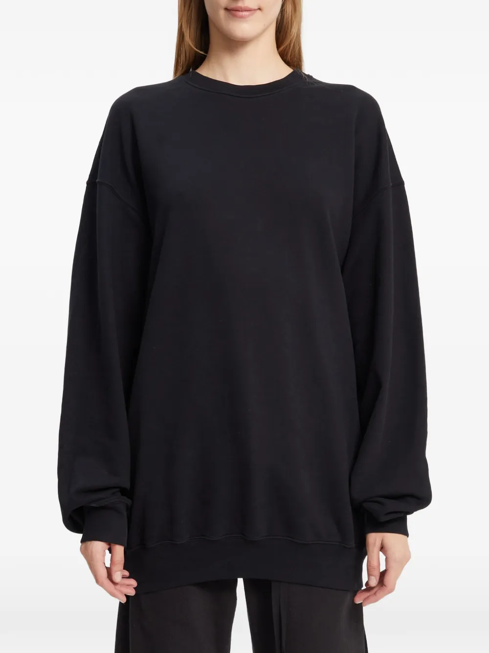 Ann Demeulemeester Felpa con stampa - Nero